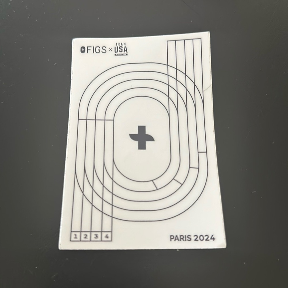FIGS X TEAMS USA STICKER PARIS 2024